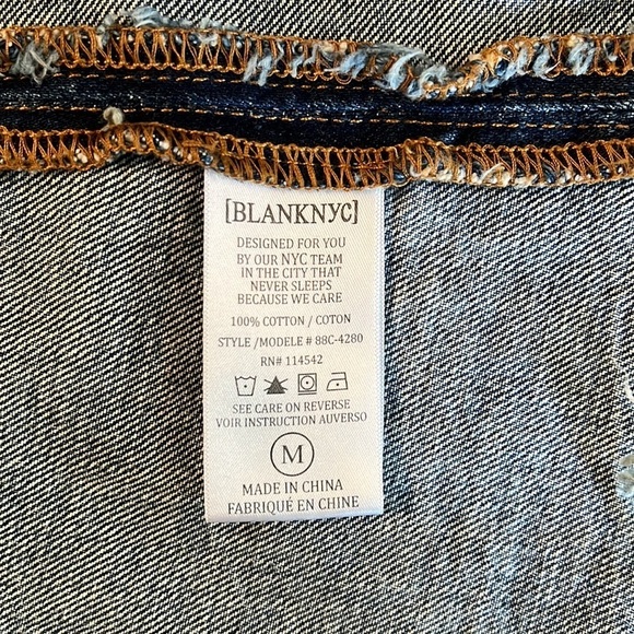 Women’s Blank NYC denim top Size Medium - Picture 4 of 4